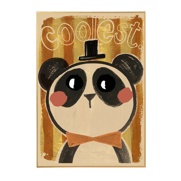 Panda 'coolest' Wall Poster