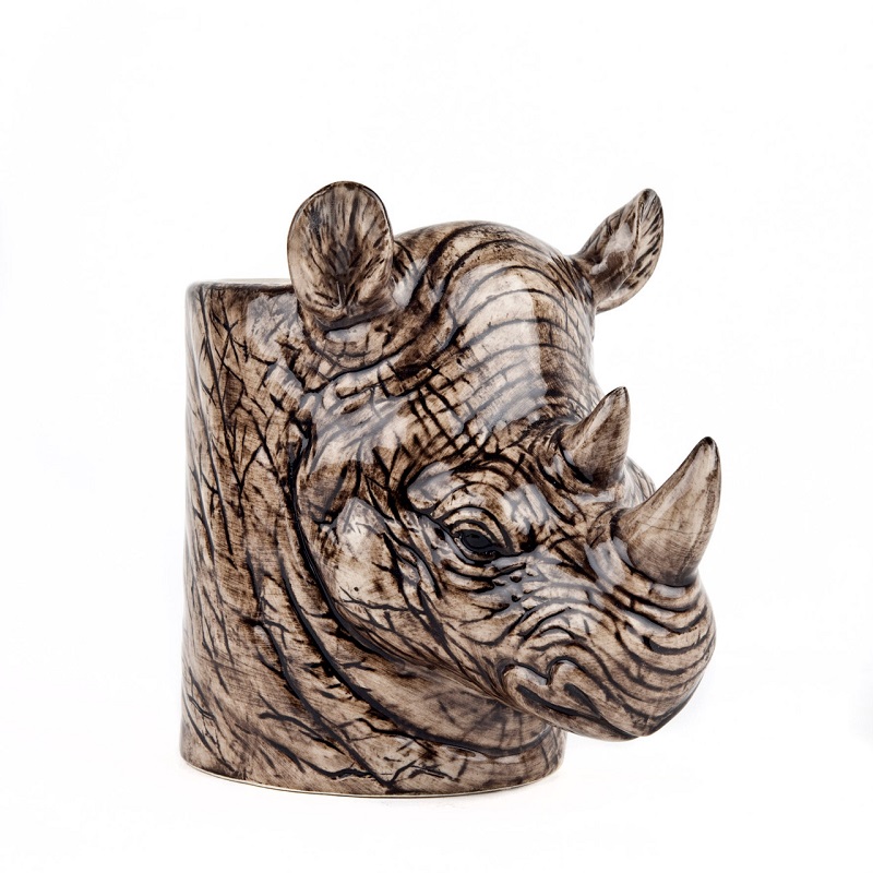 Quail Ceramics Rhino Pencil Pot