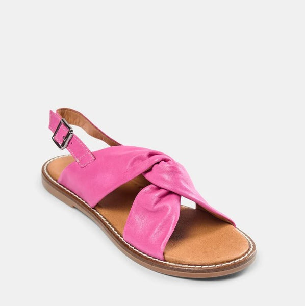 SOFIE SCHNOOR Pink Twist Sandals