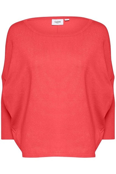 Milasz R- Neck Sweater Hibiscus