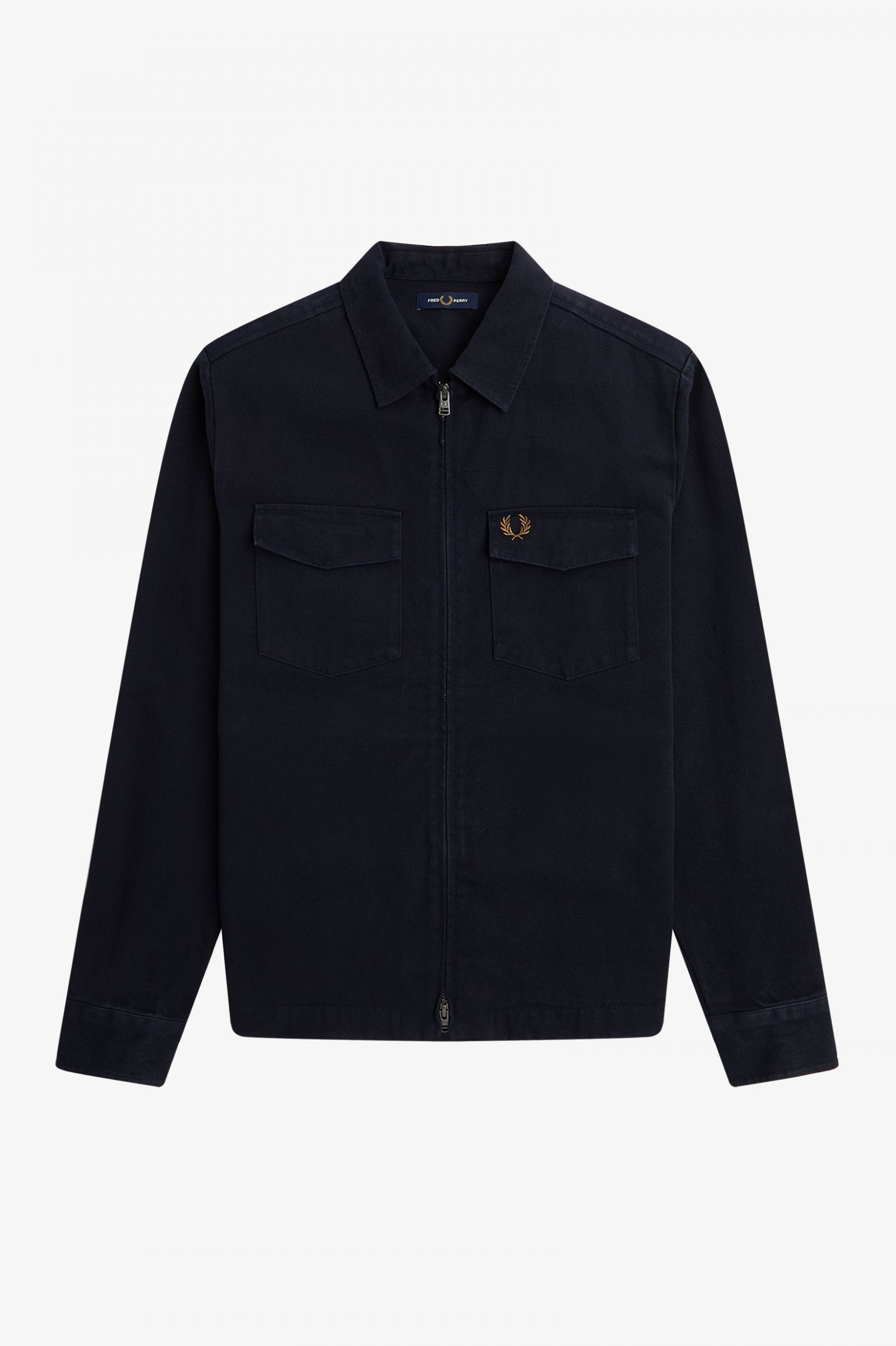 Heavy Twill Overshirt - Navy