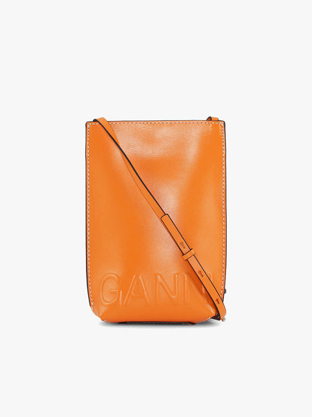 Small Banner Crossbody Bag - Vibrant Orange