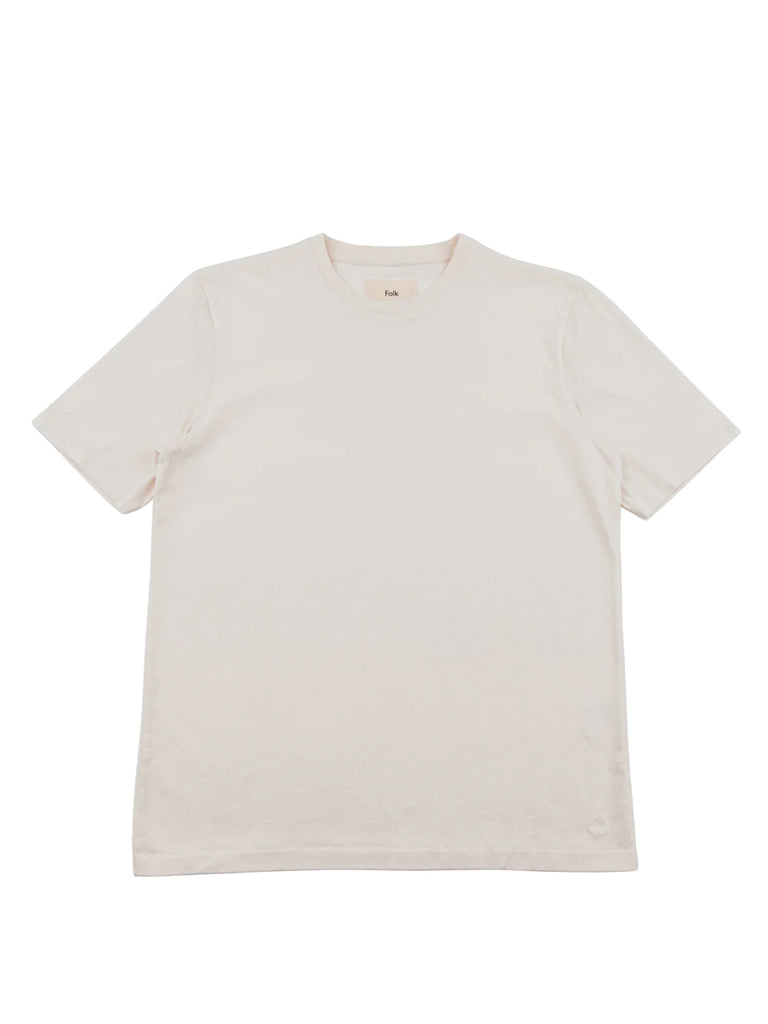 Contrast Sleeve T-shirt In Off White