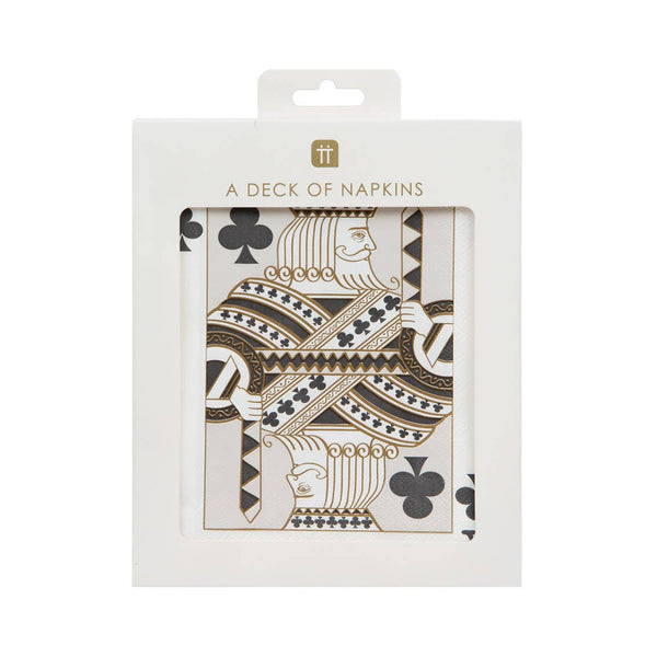 Talking Tables - Playing Cards Napkins - 20 Pack