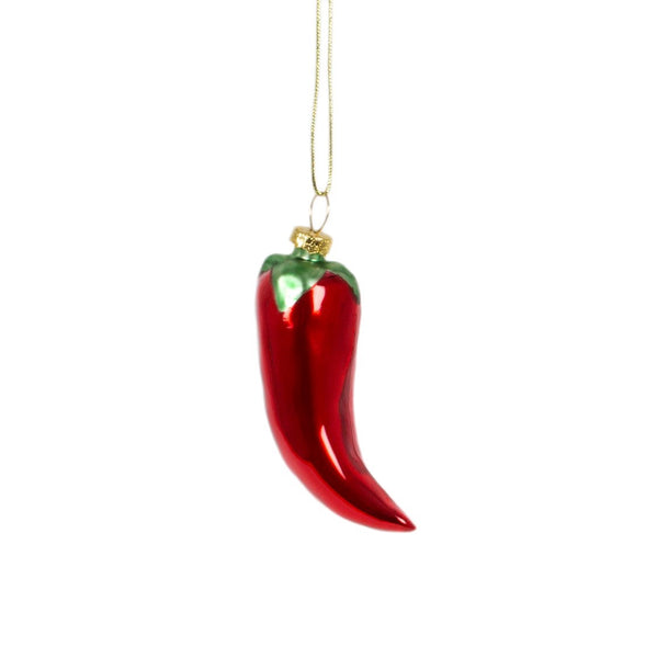 Sass & Belle  Mexican Chilli Pepper Shaped Bauble Red