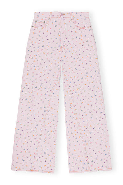 Flower Print Pink Joezy Jeans