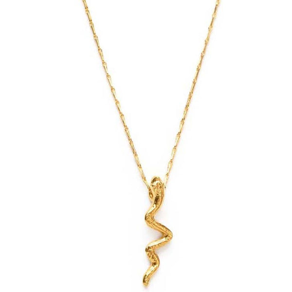 Gold Serpent Necklace IV5639