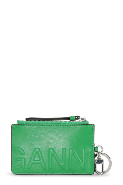 Banner Green Zipped Coin Purse