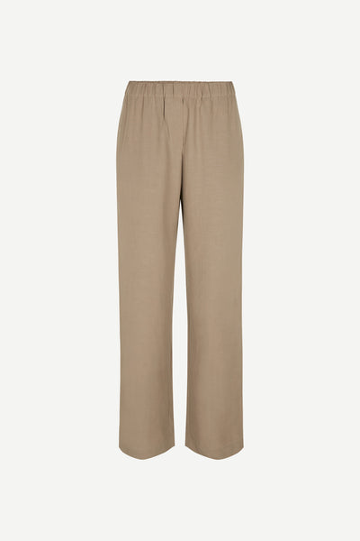 Hoys Straight Trousers - Beige Elmwood