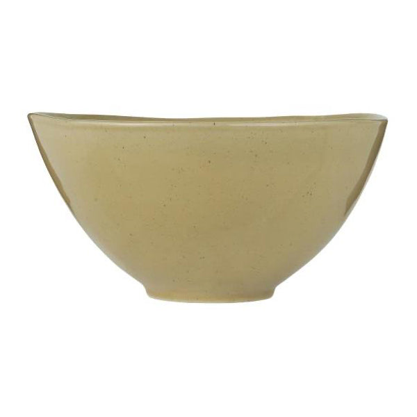 TUSKcollection Large Ceramic Bowl Mustard Dunes