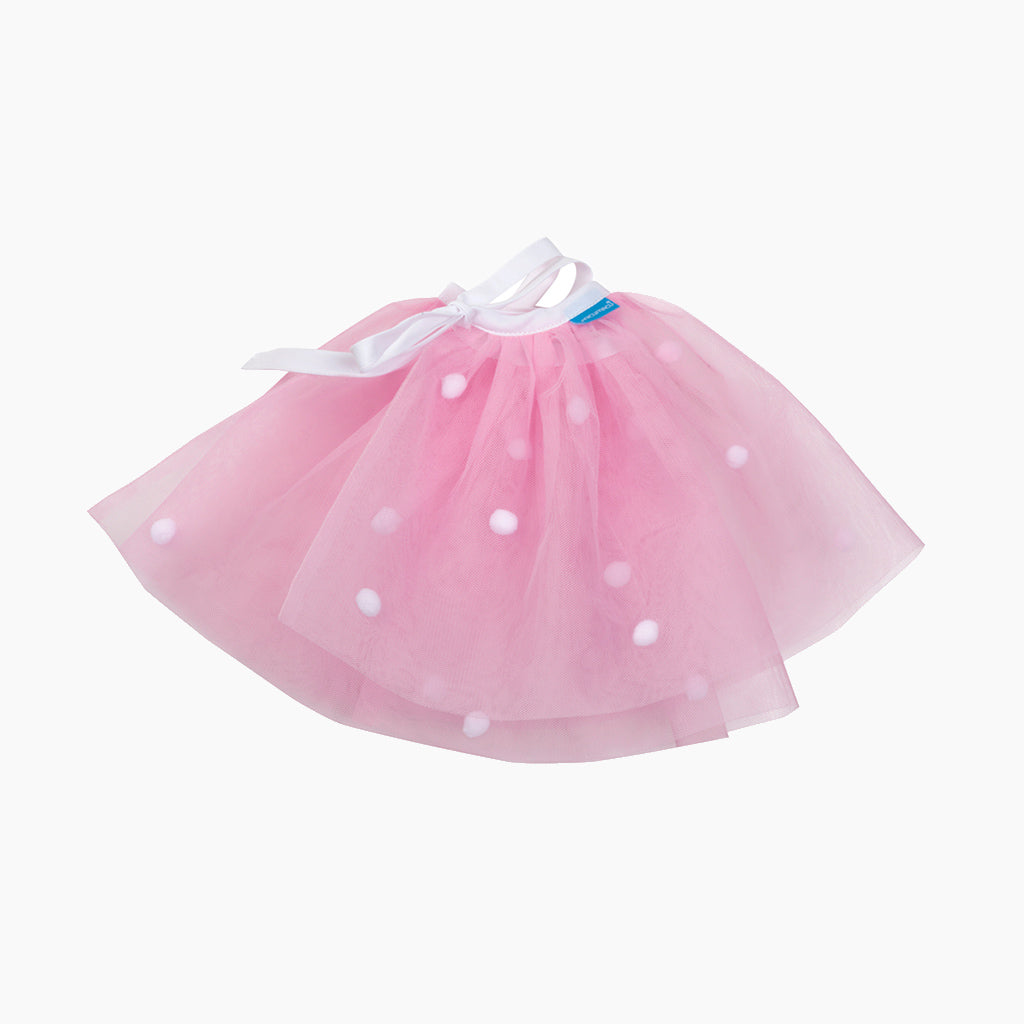 micumacu Pink Tulle Pompom Skirt