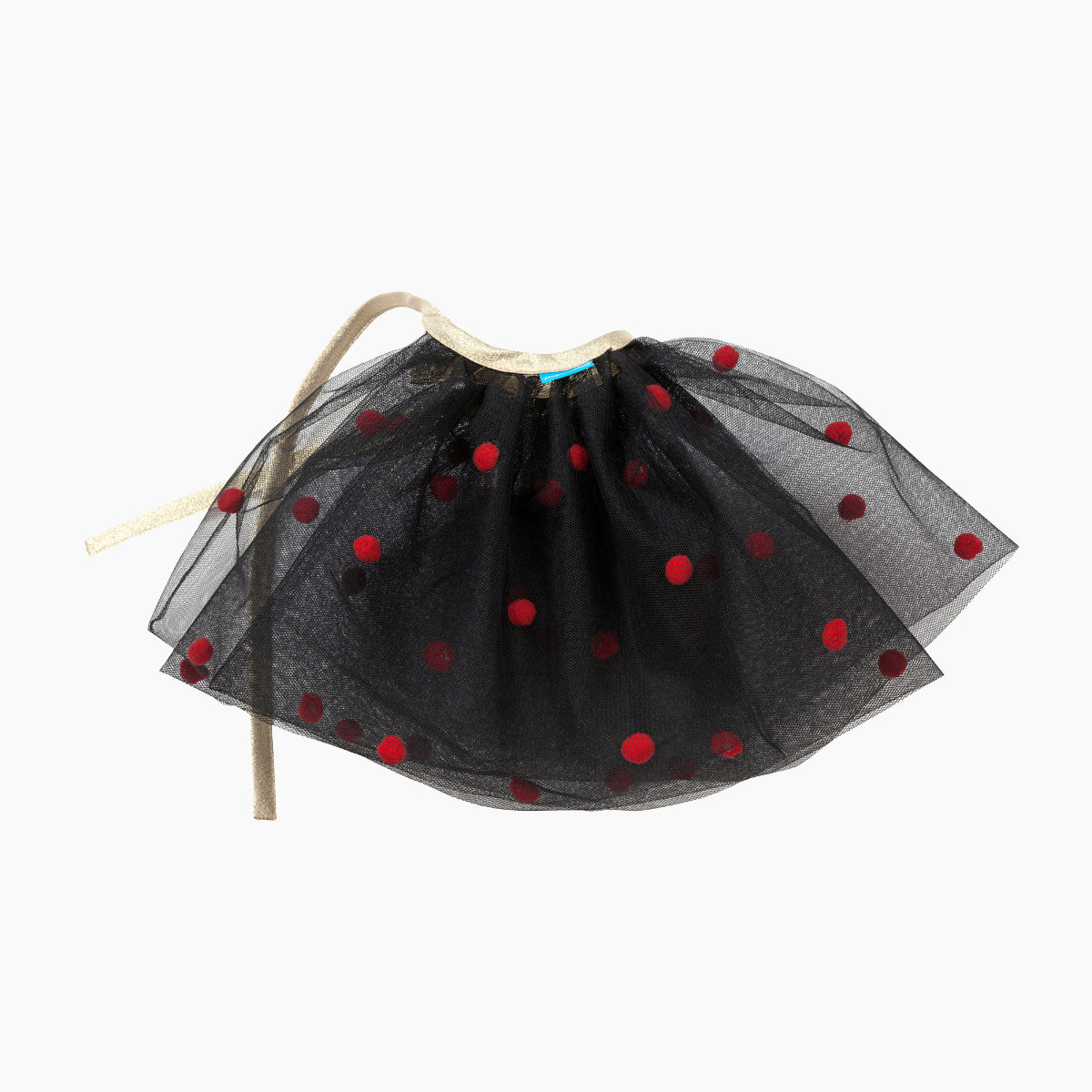 micumacu Black Tulle Pompom Skirt