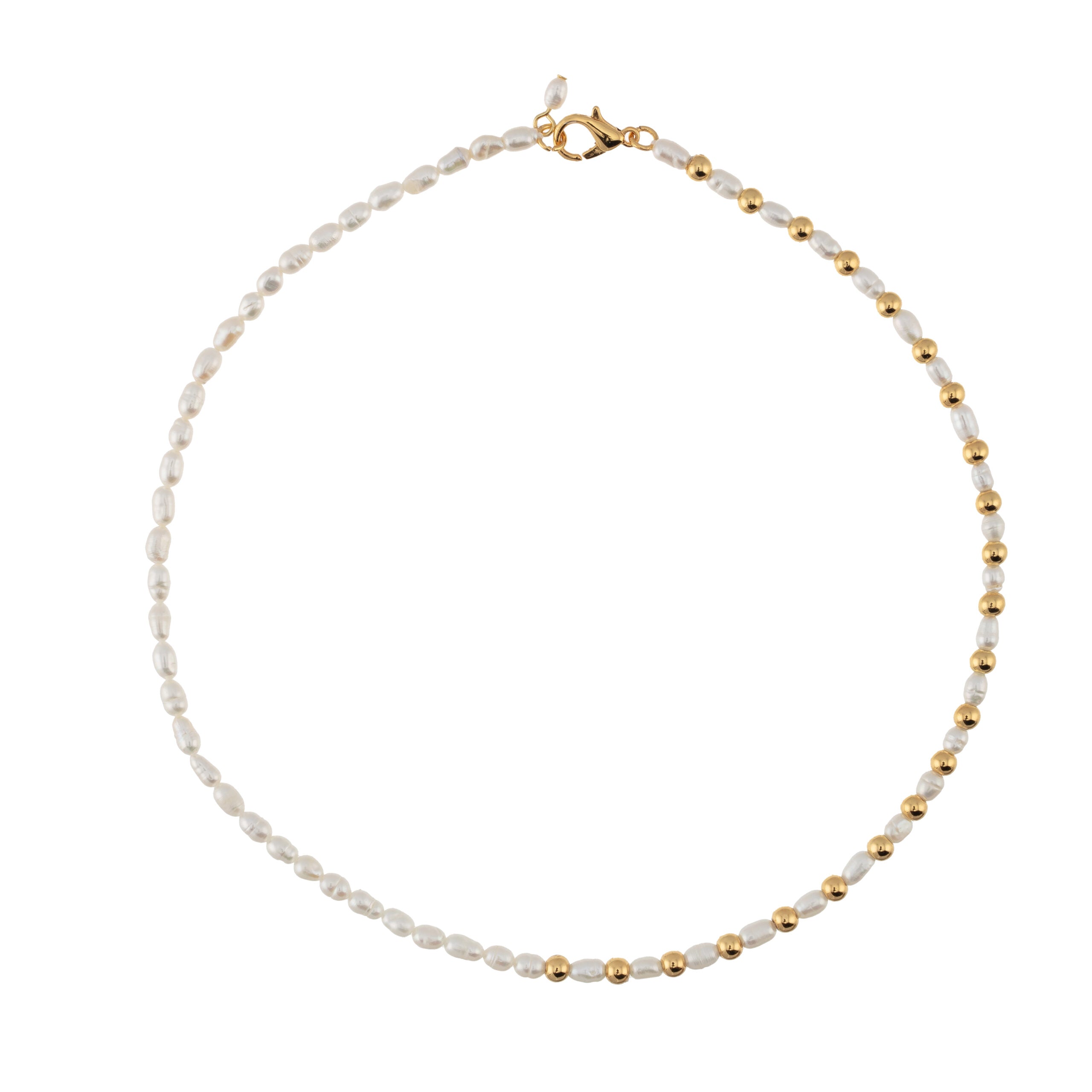 Mykonos Gold Bead Choker