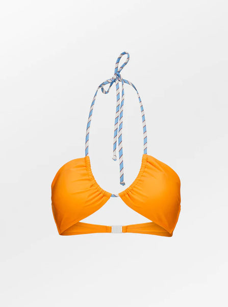 - Solid Brinley Bikini Top - Apricot