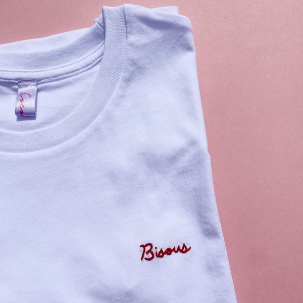 'bisous' Organic Cotton T-shirt