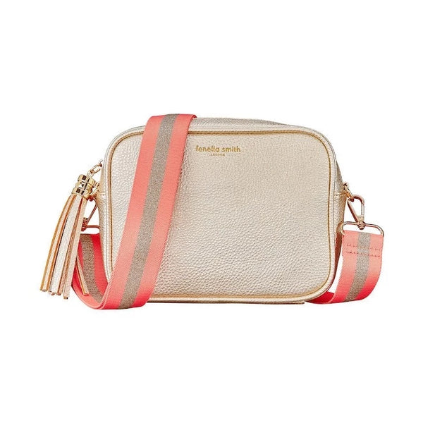 Gold Vegan Leather Lulu Cross Body Bag