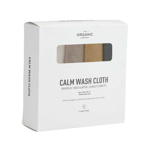 Calm Washcloth Pack 4 | Earth