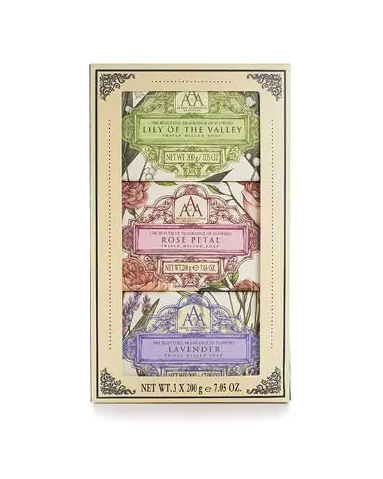 The Somerset Toiletry Co. Ltd Soap Set 3 X 200g (floral England)