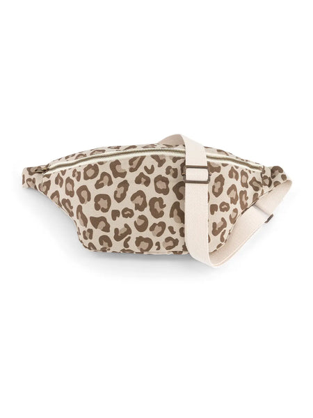 Natural Leopard Print Banana Waist / Crossbody Bag