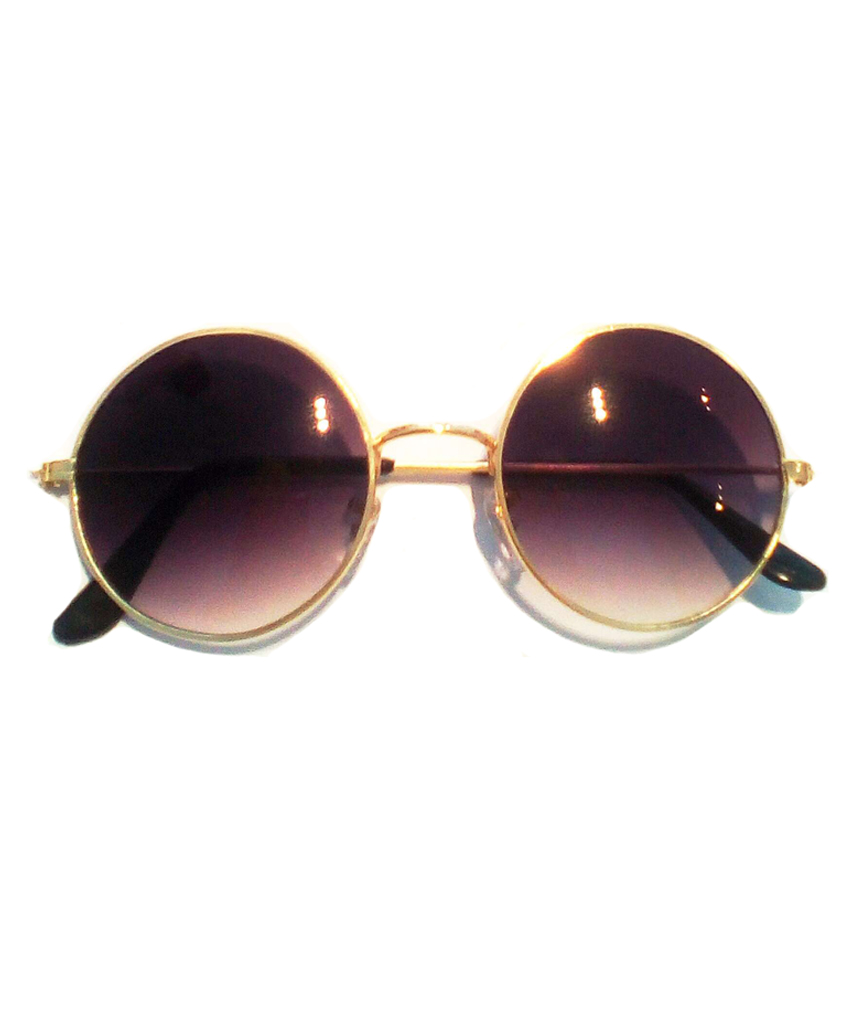Urbiana Round Sunglasses With Colored Frames
