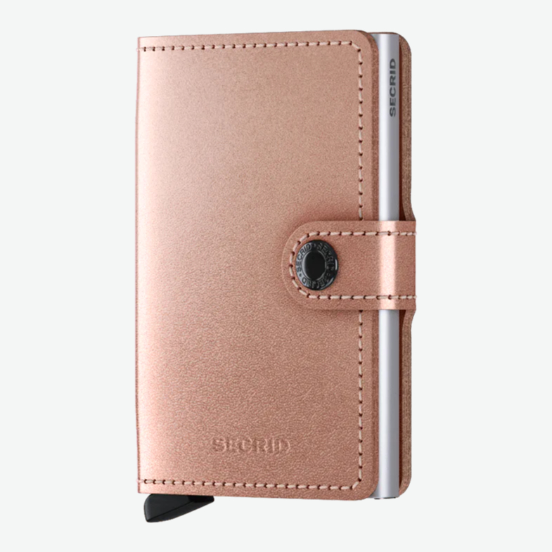 Secrid Mini Wallet with Card Protector RFID - Metallic Rose