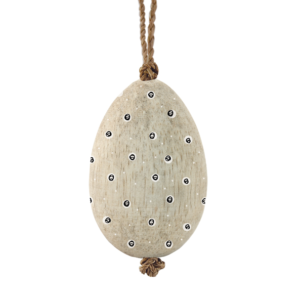 east-of-india-wooden-hanging-egg-with-dotty-pattern