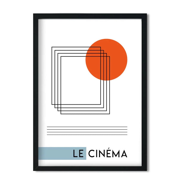 Le Cinema Abstract Giclee Art Print - A3