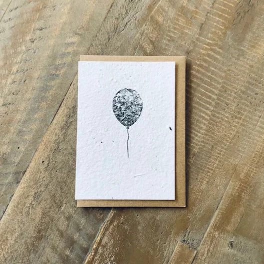 Plantable Balloon Card