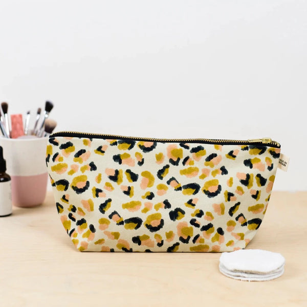 Leopard Print Cosmetic Bag