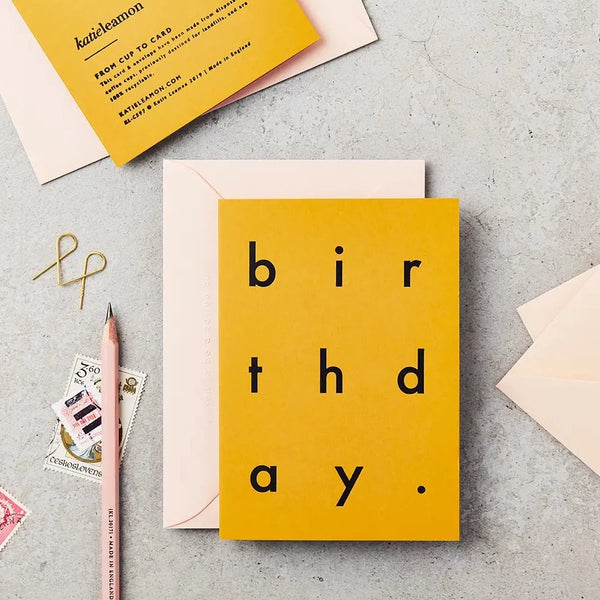 Mustard Extract Birthday Card