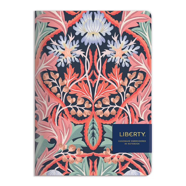 May Liberty Print Embroidered Notebook