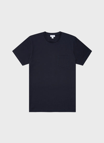 Sunspel Riviera Pocket T-shirt - Navy