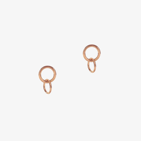 Earrings - Jump Studs - Rose Gold