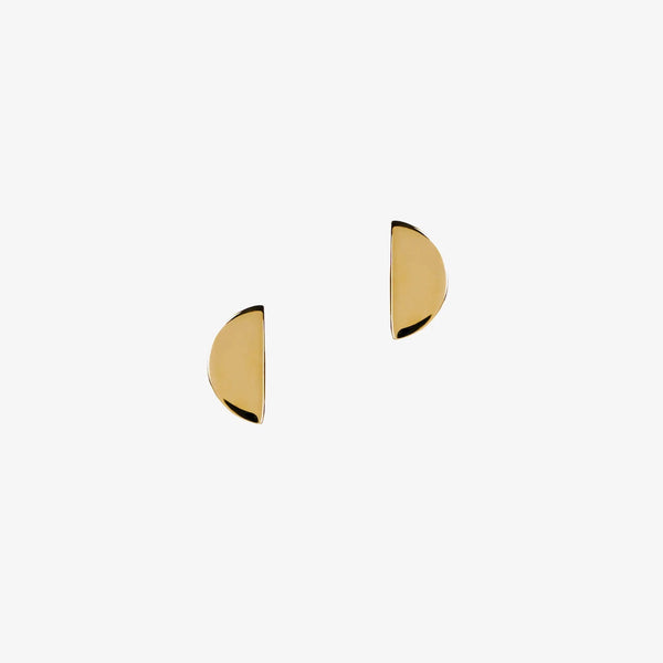 Earrings - Disc Studs - Gold