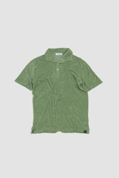 Ss Toweling Polo Soft Green