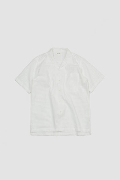 Delos Cotton Camp Shirt White