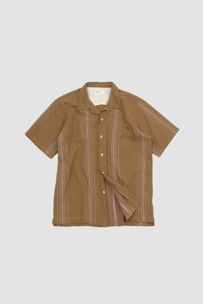 Deck Cotton Camp Shirt Sand