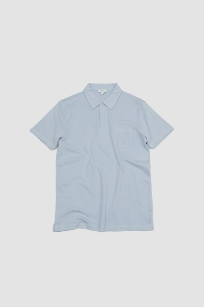 Riviera Polo Shirt Pastel Blue