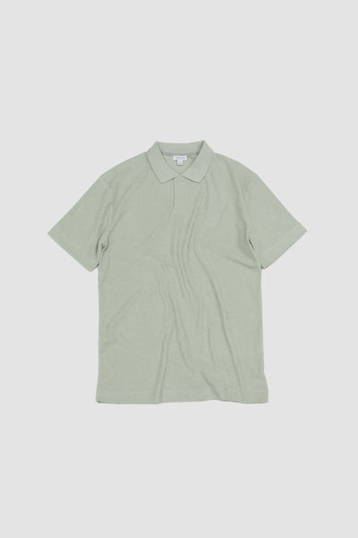 Towelling Polo Shirt Laurel