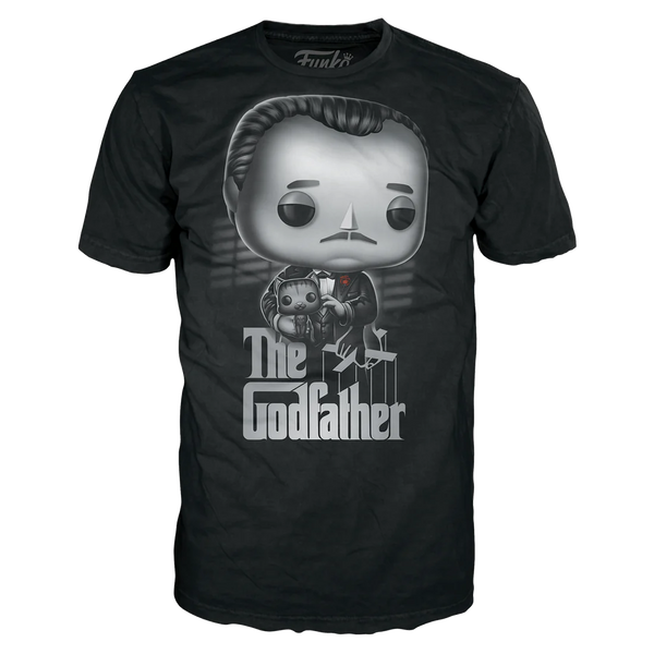 Clothing - The Godfather - Vito & Cat Adults Tee