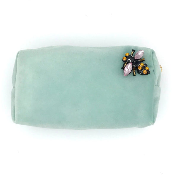 Velvet Mint Make-up Bag