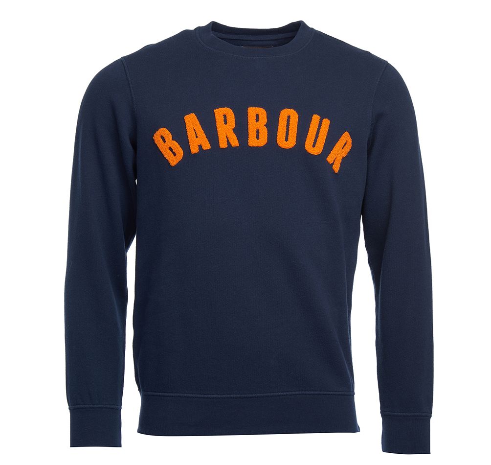 Barbour Barbour Prep Logo Crew Sweatshirt Navy