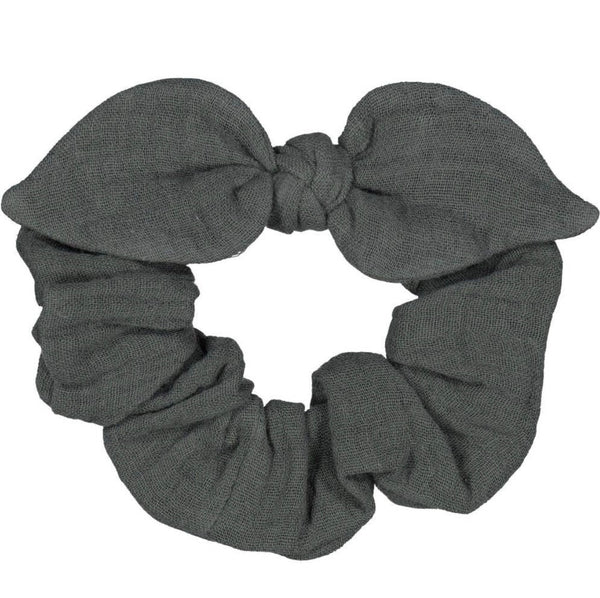 Pine Green Bow Scrunchie