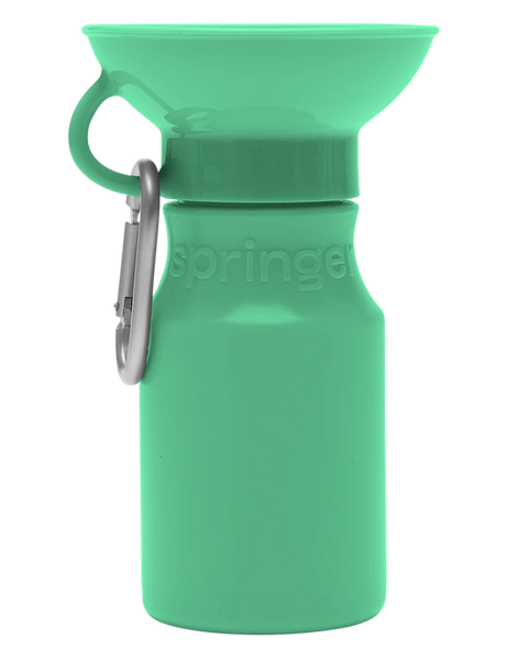 Springer 450ml Mini Green Dog Travel Bottle