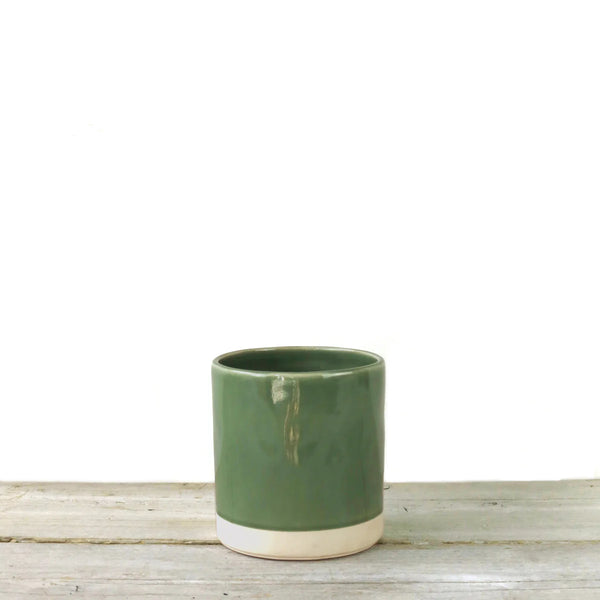 Also Home Green Ceramic Plant Pot