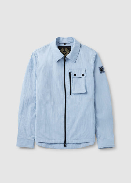 Men's Rail Overshirt In Sky Blue