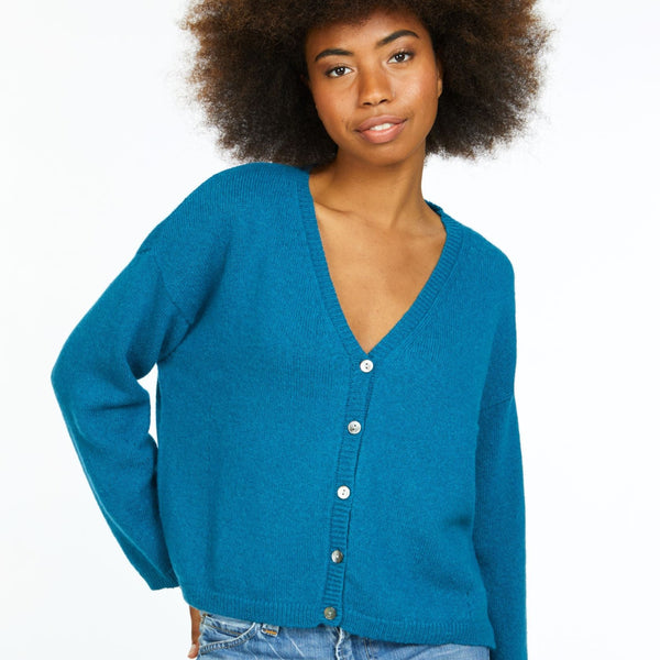 Alp Cardigan - Turquoise