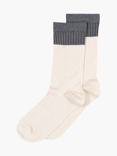 Bryana Ankle Socks - Ecru