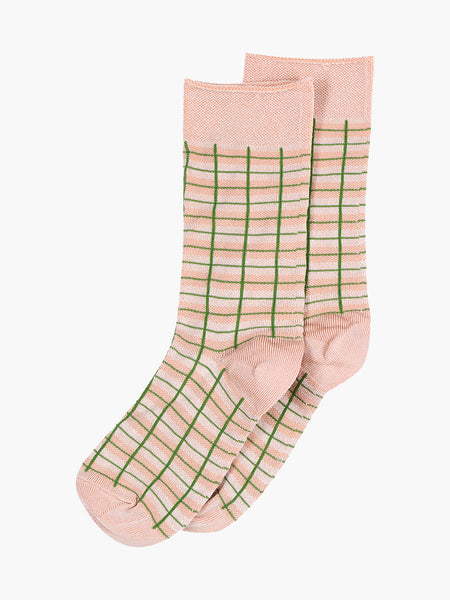 Blake Ankle Socks - Peach Pink