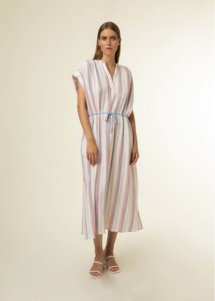 Sabrina Dress - Multi Stripe